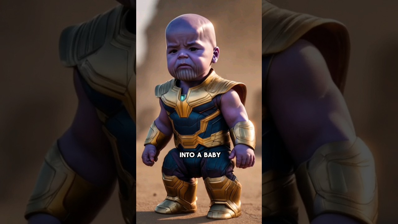 Dr Strange turned Thanos into Baby 😲
